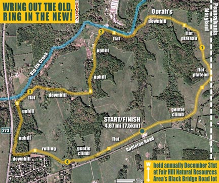 graphic of course map