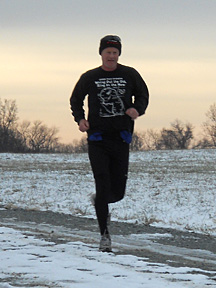 photo of Mark running