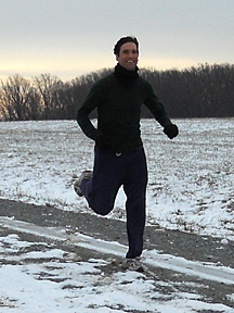 photo of Mike running