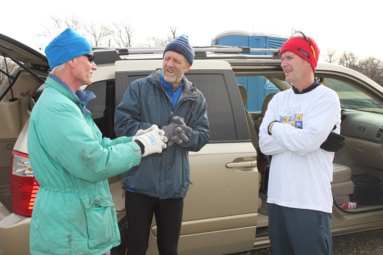 photo of after-run festivities