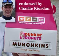 Charlie runs on Dunkin’