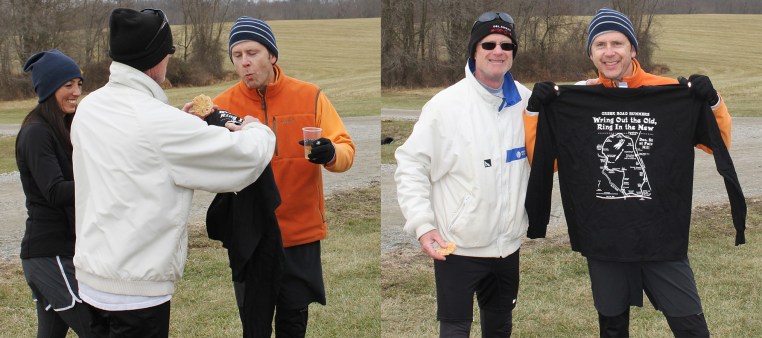 photo of shirt presentation ceremony