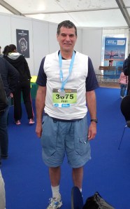 photo of CRR Paul Amer before the Geneva Half Marathon