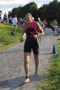 photo of Sue Barton at Top of Delaware Triathlon 2016