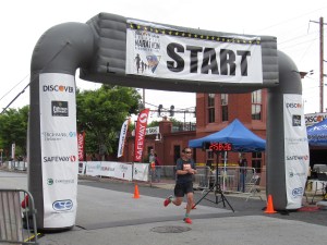 Marathon Relay team finish