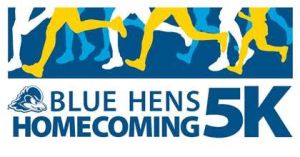 Blue Hens Homecoming 5K logo