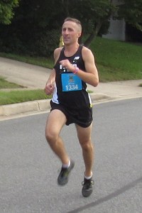 photo of Andrew Weber in Lederhosen Half Marathon