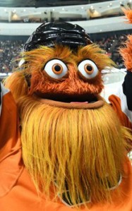photo of Philadelphia Flyers mascot, Gritty
