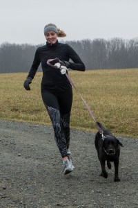 photo of Katie Holden and pal Riley