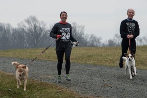 photo of Christine and Bill with dogs
