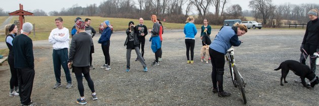 photo of the group after the run