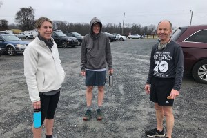 photo of event organizer Bill Rose (right) with Shannon Lennon-Edwards and Dave Edwards