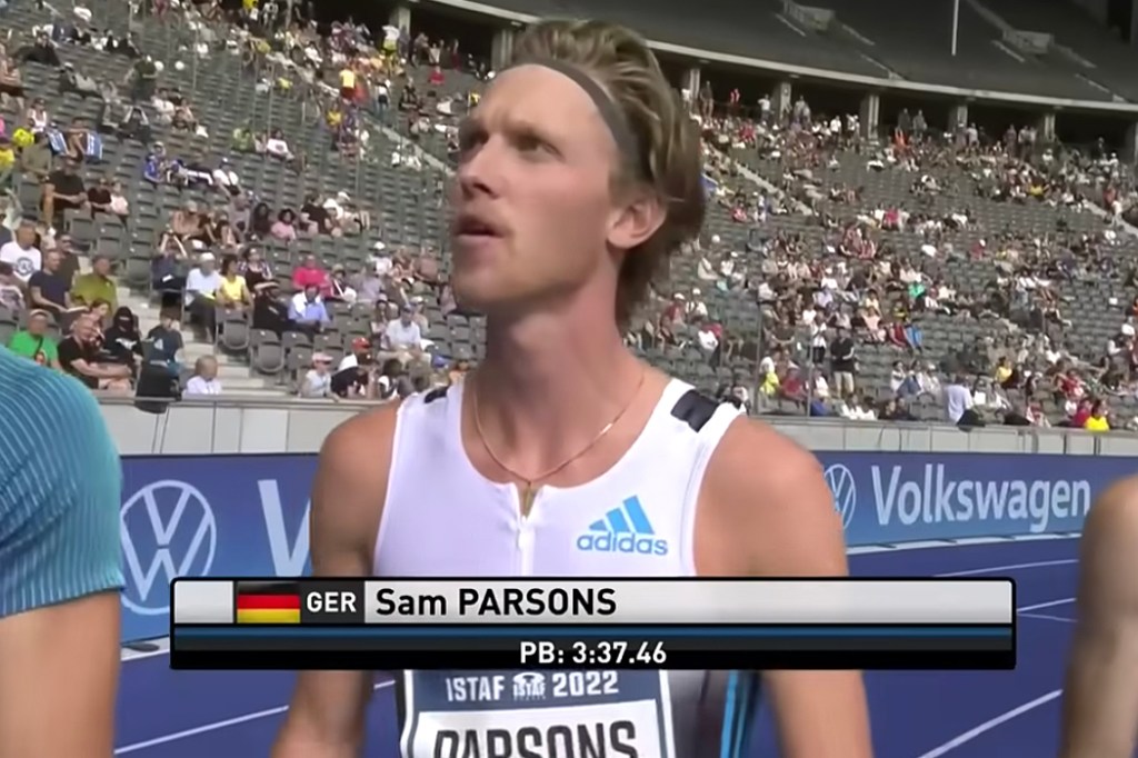 photo of Sam Parsons being introduced in Berlin